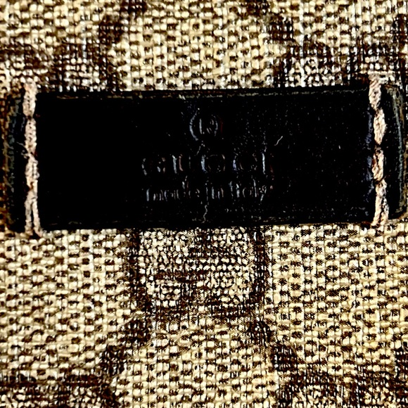 AUTHENTIC GUCCI GG SUPREME LARGE MESSENGER BAG BROWN COLOR - Picture 6 of 12